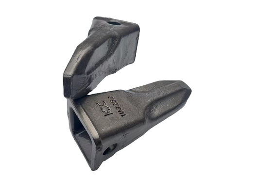 Os dentes 1u3252 8e6464 da cubeta do Backhoe do Jcb do carregador da roda do Oem personalizaram