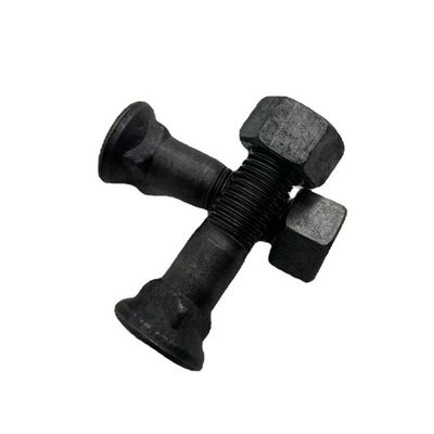 Cor 12,9 de Track Parts Black da máquina escavadora dos parafusos de trilha da escavadora do ODM do OEM