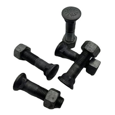 parafuso M36 do arado do segmento de Bulldozer Track Bolts da máquina escavadora de 40Cr 35CrMo